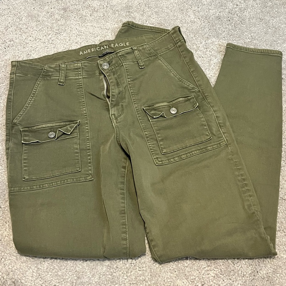 American Eagle Green Jeans